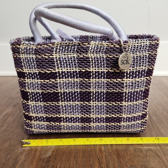 THE SAK purple woven plaid purse - Picture 9 of 10